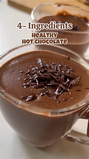 Healthy Hot Chocolate| chocolatey Homademade Drink| #fyp #shorts #healthy