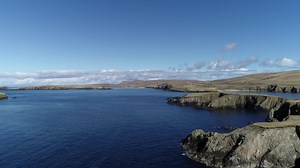 A gorgeous morning for some aerial photography and filming in the south Mainland of Shetland. St Ninian's Isle was looking just amazing, | Shetland Wildlife