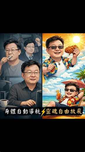 身體在搬磚，靈魂在夏威夷。🏝️