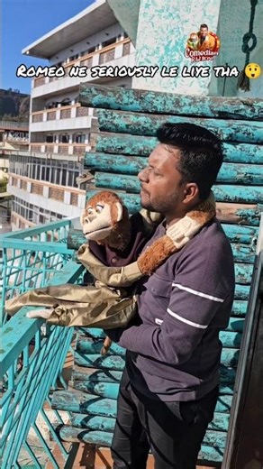 Bach gaya bhai 😒 #comedianrajsoni #ventriloquism #romeo