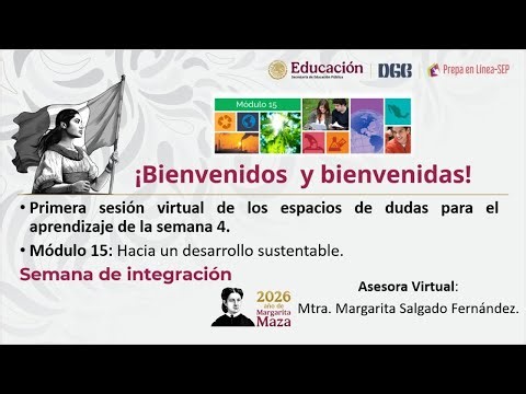 Primera sesión de la semana 4 del módulo 15 G68.