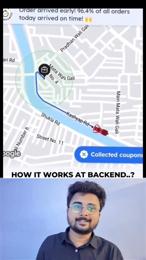 Vamshi Serla on Instagram: "You see the delivery guy moving live on Zomato. GPS → API → Redis → WebSockets → Map updates. Real-time engineering at work 🚴📍 Save this if you love knowing how things work. #Zomato #systemdesign #TechExplained #SystemDesign #Zomato #RealtimeApps #WebSockets #Redis #engineeringlife"