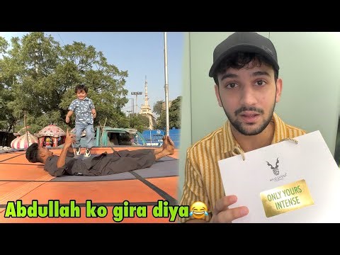 Trampoline park basil ne Abdullah ko gira diya😂 | only yours intense ki launching hogai😍🔥