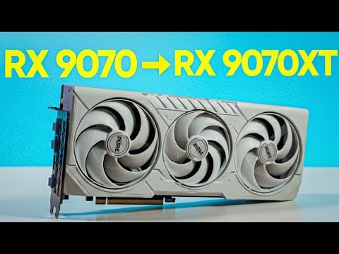 RX 9070 to RX 9070 XT with a simple BIOS flash | More performance for FREE