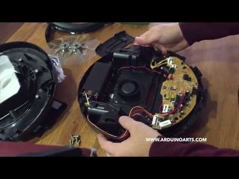 Using the Carrefour Vacuum Robot as a robotic platform for Arduino