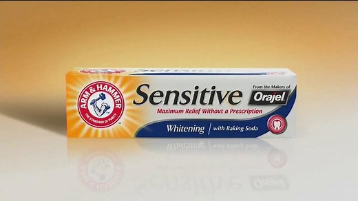 Arm and Hammer Orajel Sensitive TV Spot, 'Other Toothpaste'