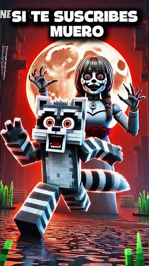 ¡ANABEL LA MUÑECA DIABÓLICA ME PERSIGUE EN MINECRAFT!😱