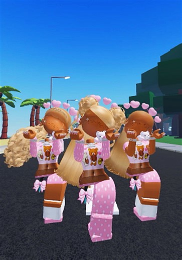 GO $HOP!💰🛍️ Matching Trio Valentines Outfits 💋 • • • #robloxoutfitideas #robloxoutfits #catalogavatarcreator #robloxfit #matchingrobloxoutfits