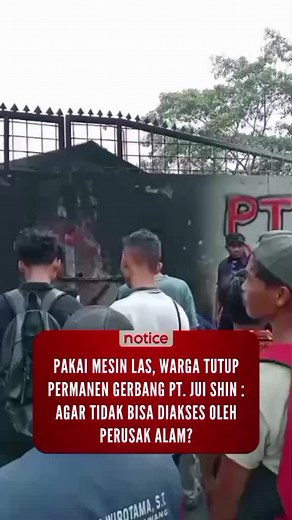 Demonstrasi Warga Segel PT. Jui Shin di Karawang