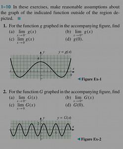 For the function g graphed in Figure Ex-1, find  (a) \lim_{x \... | Filo