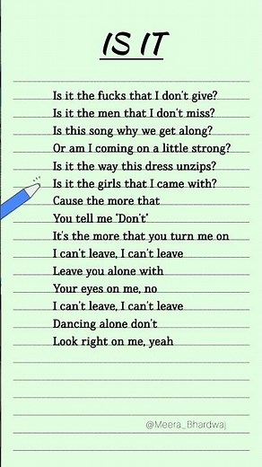 Is It Lyrics - Tyla #songlyrics #english