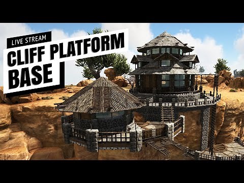 Lets Build A Cliff Platform Base - Ark Survival Evolved