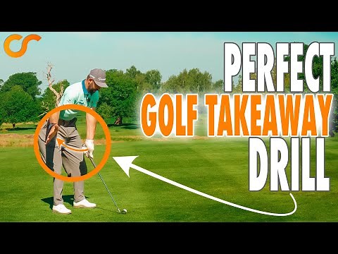 Perfect Golf Swing Takeaway Drill - Works With All Clubs