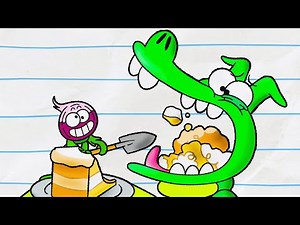 STUFFED WITH FOOD!! | Boy & Dragon | Cartoons for Kids