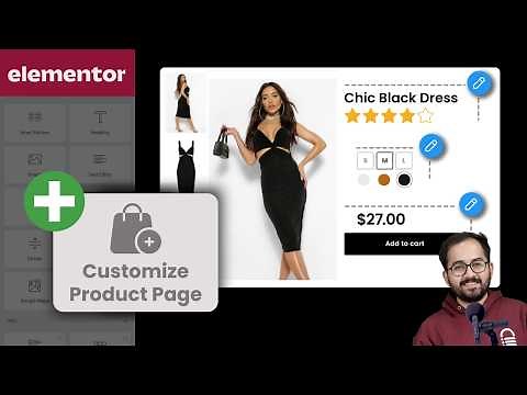 Custom Product Page in Elementor (FREE)