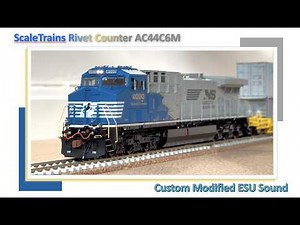 Improved ESU Loksound Sound Project S0510 for ScaleTrains Norfolk Southern GE AC44C6M