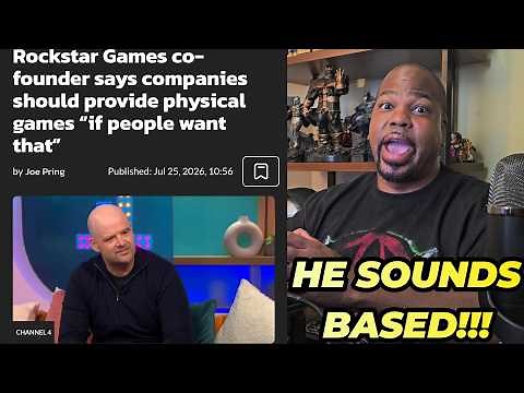 Rockstar Games Co-Founder Says SONY Should Continue to Make Discs!