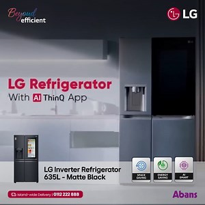 367 reactions | Making cooking and life effortless, LG Inverter Refrigerators with AI ThinQ app optimize your daily routine with smart features that ensure simplicity, convenience, safety, and ease. SHOP NOW – https://buyabans.com/brand/lg?_=1719135532789&cat=14 #LG #BeyondEfficient #Abans | Abans | Facebook