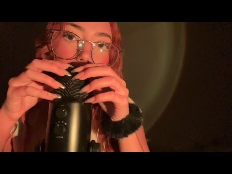 ASMR Mic Scratching + Mouth Sounds