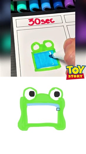 Drawing Lilypad in 30 sec(ToyStory) #art #lilypad #toystory #tiktok #shorts #toystory5 #VladyslavART