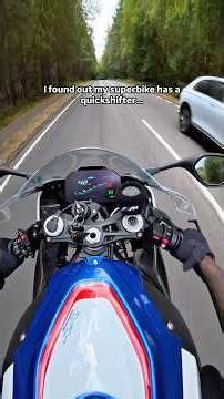 Learning to use a quickshifter on my s1000rr #shorts #superbike #bikelife #motorcycle #biker #bike