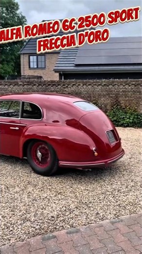 The Golden Arrow: A Journey Through the 1947 Alfa Romeo 6C 2500 Sport Freccia d'Oro