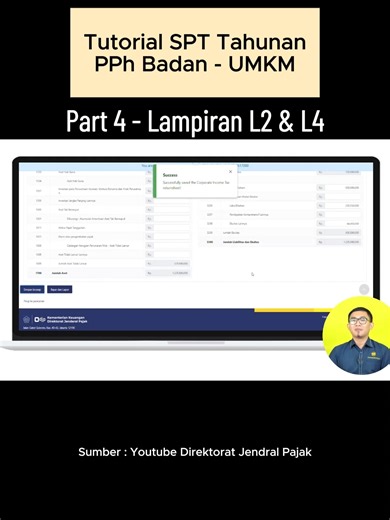 Panduan Lengkap SPT Tahunan UMKM Lampiran L2 & L4