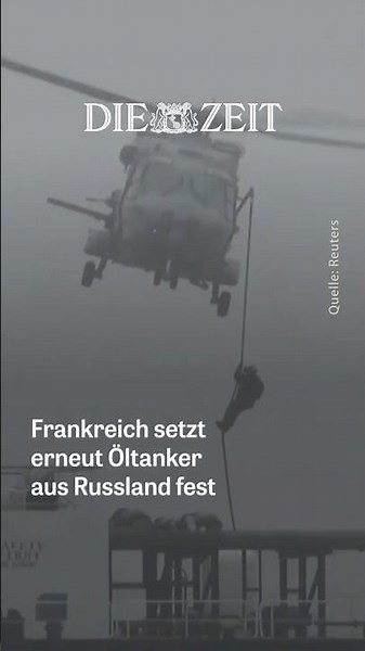 Aufnahmen zeigen, wie Frankreichs Marine russischen Öltanker stoppt