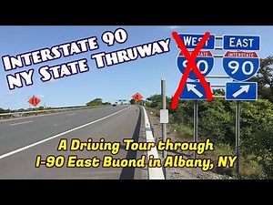 New York State I-90 East Bound | Interstate 90 | Upstate, NY [4K]