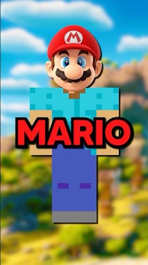 Mario is STEVE from Minecraft!