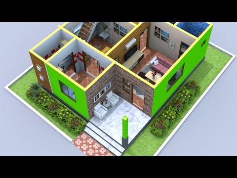 25x30 house design plan with 2 bedrooms || 25×30 house plan