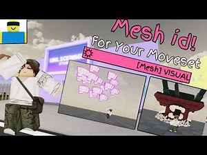 Mesh Id's For your Custom Moveset in JJS Skill builder Jujutsu Shenanigans