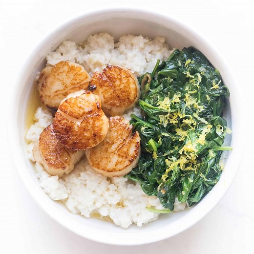 Whole30   Keto Seared Scallops