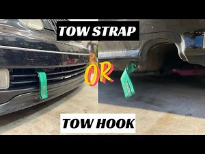 Tow Strap/Tow Hook Installation on My Lexus GS300: Why you should get one!