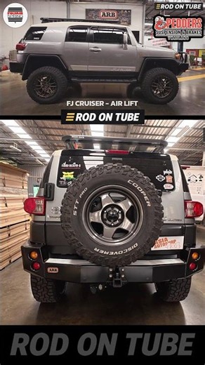 FJ Cruiser Air Suspension Installation #fjcruiser #airsuspension #toyotalandcruiser