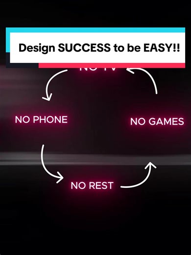 Your brain is designed to follow the path of least resistance. The Fix: Don't fight the impulse. Remove the trigger. • Want to focus? Phone in the other room. • Want to workout? Clothes on the floor the night before. • Want to eat clean? Throw out the junk. The highest form of discipline is Design. Make the good habits impossible to skip. #disciplineequalsfreedom #motivation #fyppage #selfimprovement