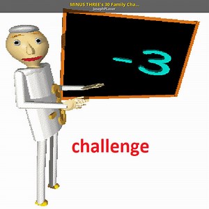 MINUS THREE's 30 Family Challenge Mod for Baldi's Basics | Baldi Mods