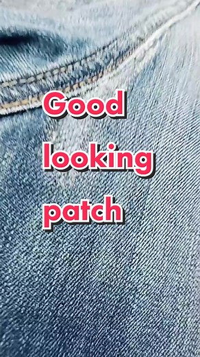 Good looking patch #jeanspatch #sewing101 #tailoringclass #jeansrepair #fyp #sewingtiktok #seamstress