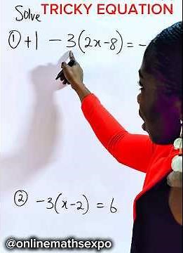 How to Solve a Tricky Linear Equation #viralmathshorts