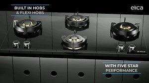 Introducing the all new series of Built-in Hobs & Flexi Hob-Tops- Elica Protect DFS Series. It comes with a fully sealed burner cup which is Spill Safe. This series has heavy duty cast iron grids with heat protection guard, which helps avoid knob heating along with highly efficient full brass heavy duty top flame burners which is best suited for Indian kitchens. It comes with 5 Years warranty on Glass, Burner & Valves and also an optional Flame Failure Safety Device (FFD) that ensures additional