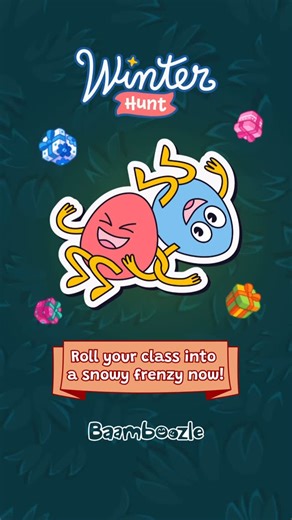 Baamboozle on Instagram: "It’s tiiime! Winter Hunt is finally here! ☃️❄️ Honestly, if your class has been a bit… slow lately, this one wakes them right up while still keeping things lesson-focused. Just pick your topic, select Winter Hunt, and you’re off. Click and go—no setup, no stress, just a burst of frosty, winter-ready fun. #baamboozle #winter #winterwonderland #wintervibes #snow #snowday #coldweather #letitsnow #winterfun #onlinelearning #letsplay #letslearn #eslteacherhacks #eslteacher #