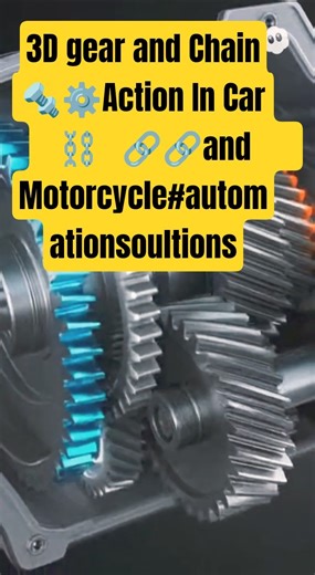 🚀 Ultra-Realistic 3D Gear Animation Car Engine & Motorcycle Chain in Action🔧 #automobile#shorts#car