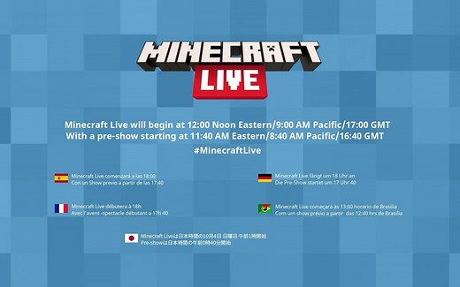 Minecraft Live 2020: Full Show 我的世界2020嘉年华直播录像 中英CC字幕