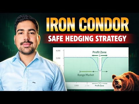 Iron Condor Hedging Strategy with Live Adjustment 🔥| Iron Condor Adjustment Secret | Avoid Big Loss