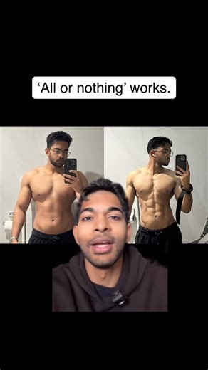 Aadith on Instagram: "All or nothing DOES work"