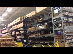 Lowes fork lift fun.