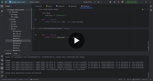 Swiggy Clone Web App with Django and SQL | JAYAVARSHINI NEMALA posted on the topic | LinkedIn