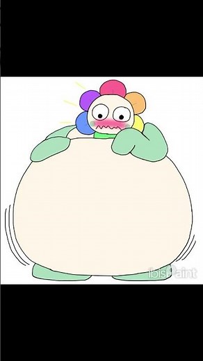 Dandy with a big belly #timelapse #dandysworld #ibispaintx #drawing