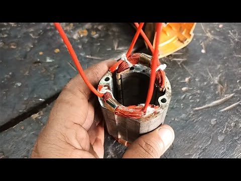 Field coil fitting of grinder machine