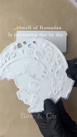 Bee & Co. on Instagram: "Bring calm & beauty to your Iftar table ✨ Ramzan concrete decor🌙 #homedecor #ramadan #viral #handmade explore Ramzan decor, Ramadan decor, Islamic decor, Ramadan home decor, Eid decor, concrete decor, handmade concrete, minimalist decor, neutral home decor, table decor, candle holder decor, moon star decor, Islamic home styling, Ramzan vibes, Sehri Iftar decor, aesthetic decor, modern Islamic decor, Pakistani handmade, small business Pakistan, home decor Pakistan, gifti